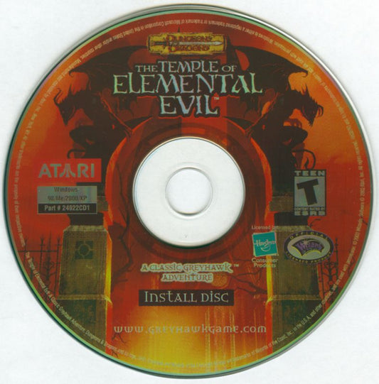 Temple of Elemental Evil Disc 1-2 Microsoft Windows PC CD-PC Gamez USA