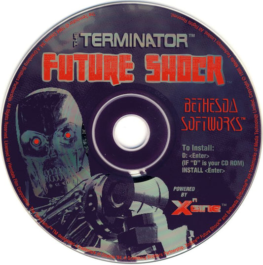 The Terminator Future Shock Microsoft Windows PC CD-PC Gamez USA
