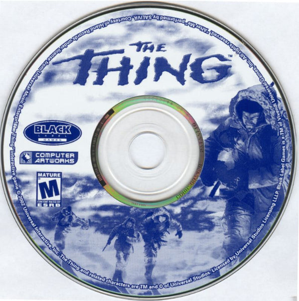 The Thing 2002 Microsoft Windows PC CD Black Label Konami-PC Gamez USA