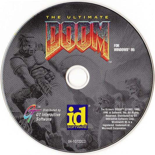 The Ultimate Doom Microsoft Windows PC CD-PC Gamez USA