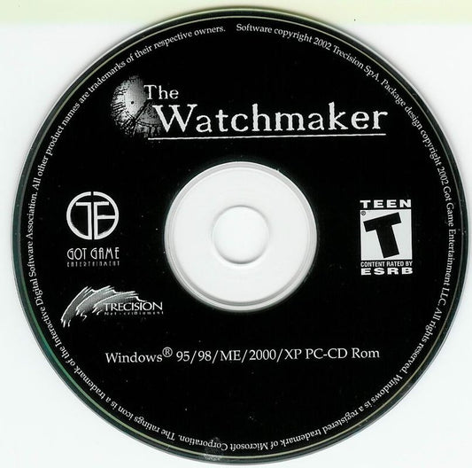 The Watchmaker Microsoft Windows PC CD-PC Gamez USA