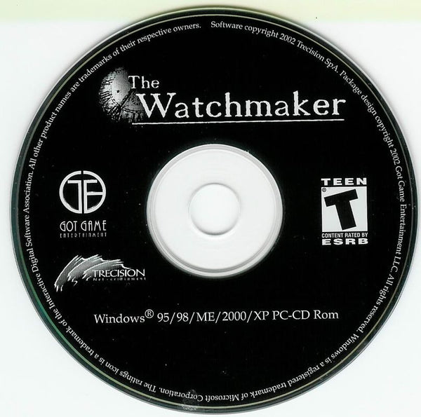 The Watchmaker Microsoft Windows PC CD-PC Gamez USA