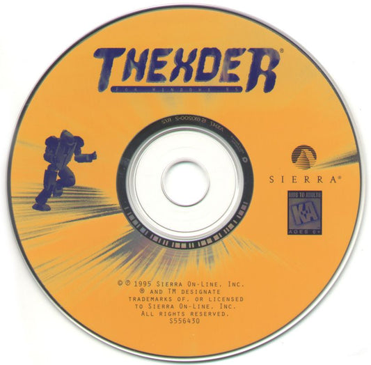 Thexder for Windows 95 Microsoft Windows PC CD-PC Gamez USA