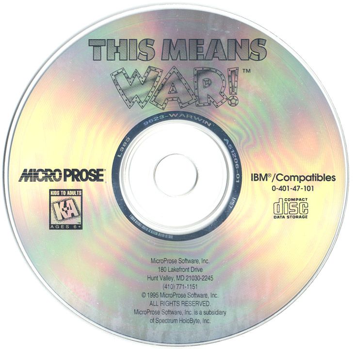 This Means War! Microsoft Windows PC CD-PC Gamez USA