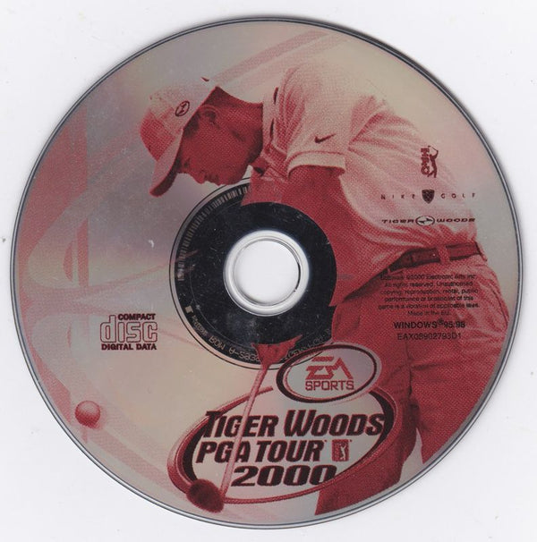 Tiger Woods PGA Tour 2000 Microsoft Windows PC CD-PC Gamez USA