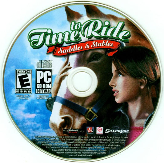 Time to Ride Saddles Stables Microsoft Windows PC CD-PC Gamez USA