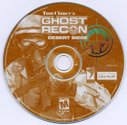 Tom Clancy's Ghost Recon Desert Siege Microsoft Windows PC CD-PC Gamez USA