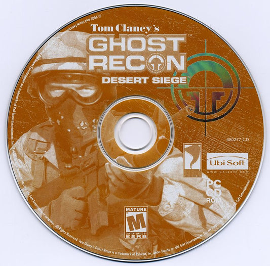 Tom Clancy's Ghost Recon Desert Siege Microsoft Windows PC CD-PC Gamez USA