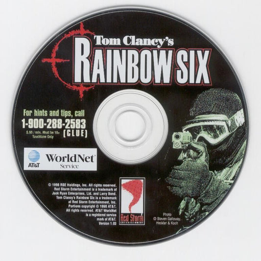 Tom Clancy's Rainbow Six Microsoft Windows PC CD-PC Gamez USA