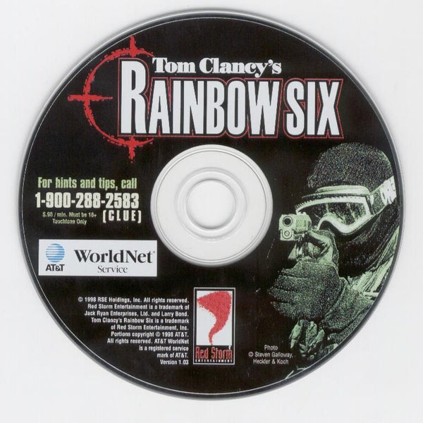 Tom Clancy's Rainbow Six Microsoft Windows PC CD-PC Gamez USA