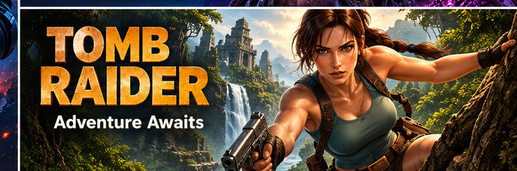 Tomb Raider promotional homepage banner