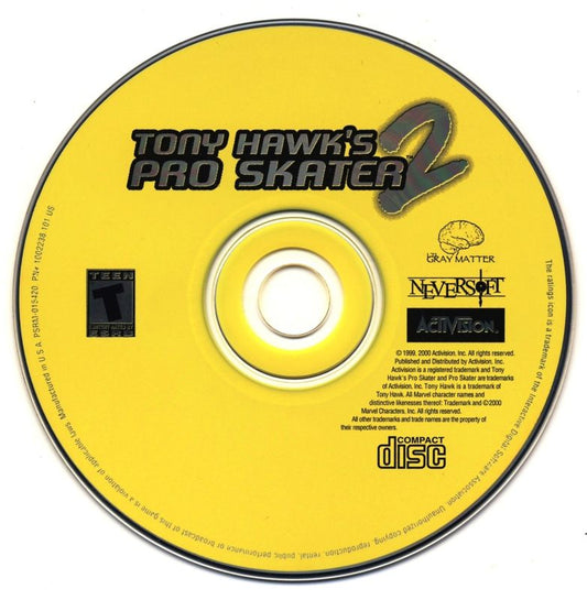Tony Hawk's Proskater 2 2000 Microsoft Windows PC CD-PC Gamez USA