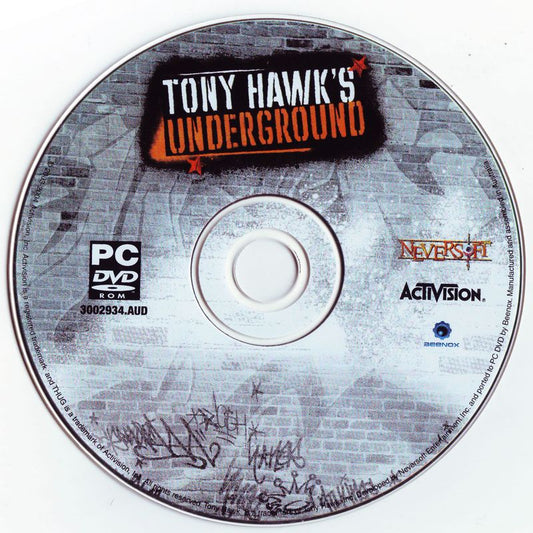 Tony Hawk's Underground Microsoft Windows PC CD-PC Gamez USA