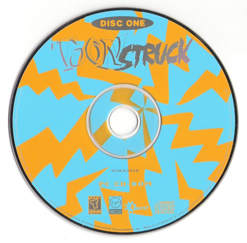 Toonstruck Disc 1-2 Microsoft Windows PC CD-PC Gamez USA
