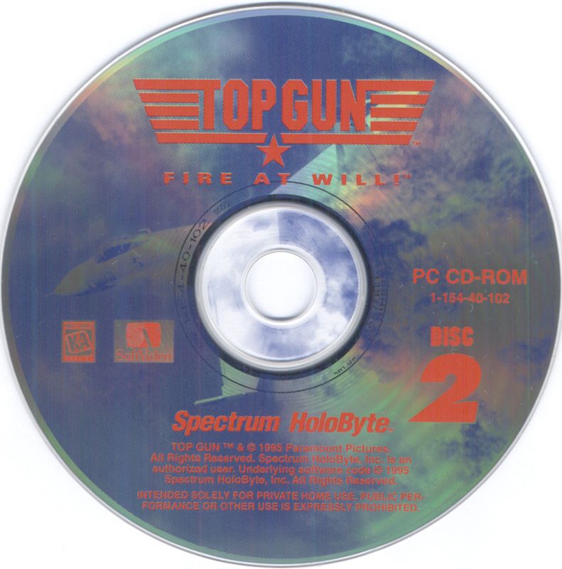 Top Gun Fire at Will! Disc 1-2 Microsoft Windows PC CD-PC Gamez USA