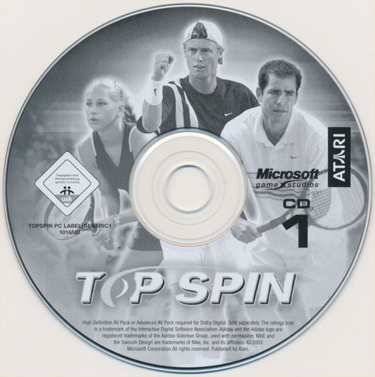 Top-Spin Microsoft Windows PC CD-PC Gamez USA