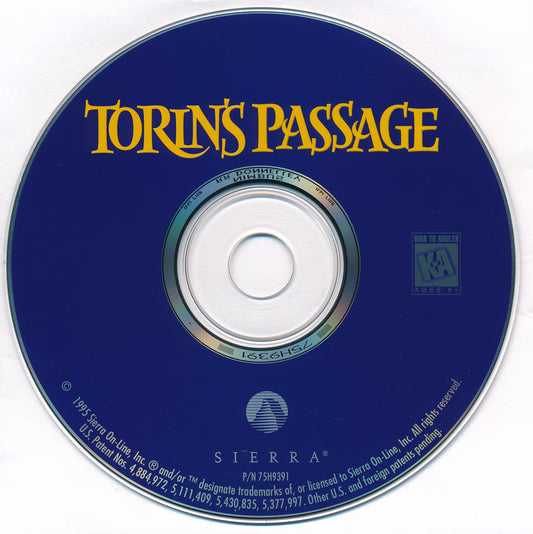 Torin's Passage Microsoft Windows PC CD-PC Gamez USA