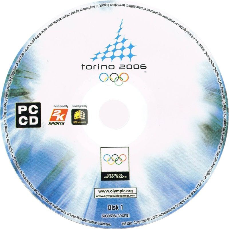 Official Torino 2006 PC Game Discs 1-2 by PC Gamez USA