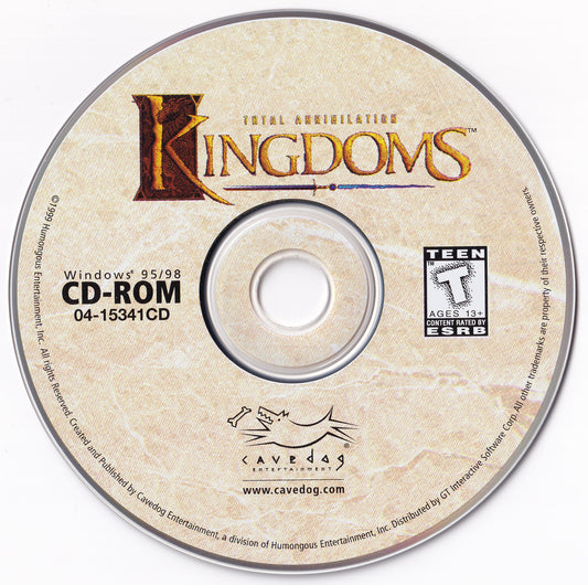 Total Annihilation - Kingdoms Microsoft Windows PC CD-PC Gamez USA
