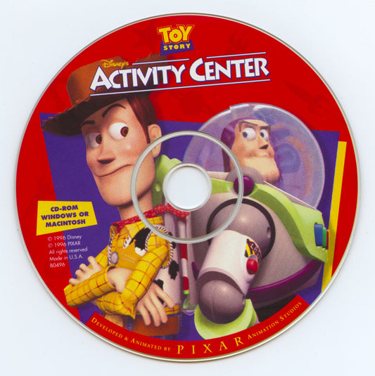Disney-Pixar Toy Story Activity Center Microsoft Windows PC CD-PC Gamez USA