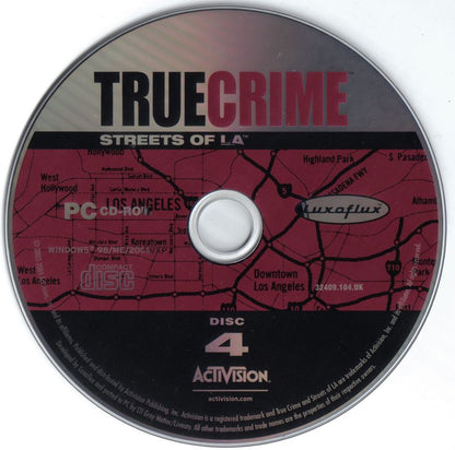 True Crime Streets of LA Disc 1-4 Microsoft Windows PC CD-PC Gamez USA
