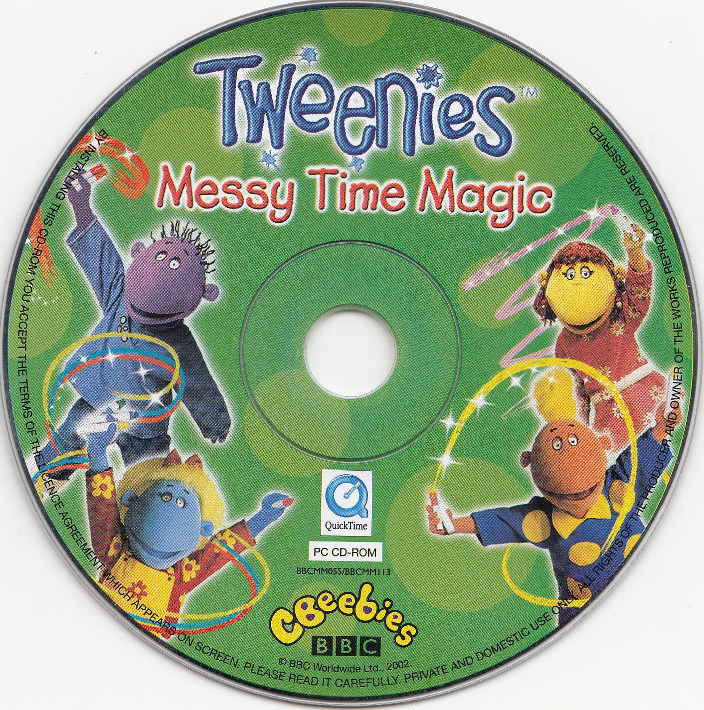 Tweenies Messy Time Magic Microsoft Windows PC CD-PC Gamez USA