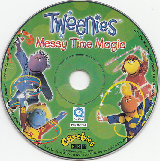Tweenies Messy Time Magic Microsoft Windows PC CD-PC Gamez USA