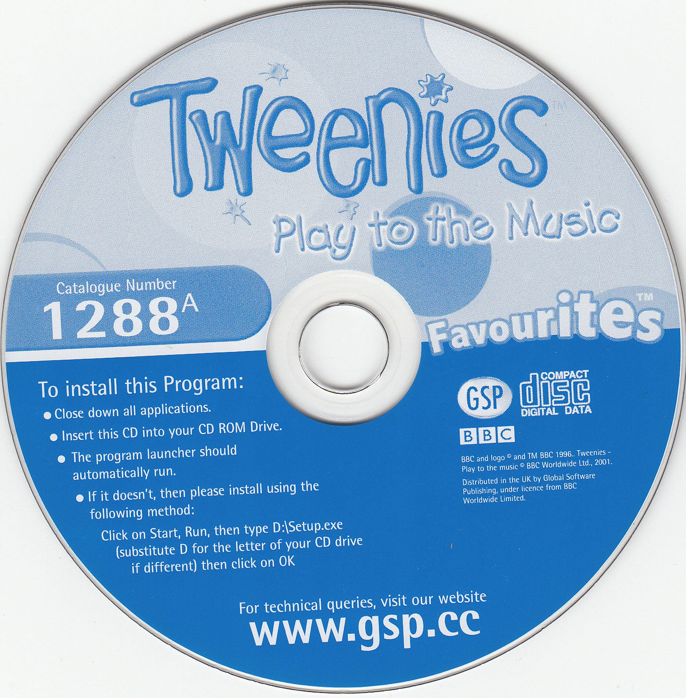 Tweenies Play to the Music Microsoft Windows PC CD-PC Gamez USA
