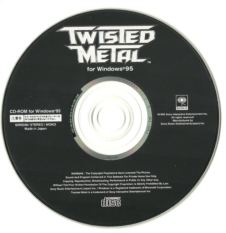 Twisted Metal Microsoft Windows PC CD-PC Gamez USA