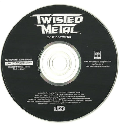 Twisted Metal Microsoft Windows PC CD-PC Gamez USA