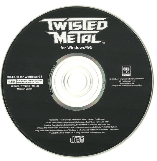 Twisted Metal Microsoft Windows PC CD-PC Gamez USA