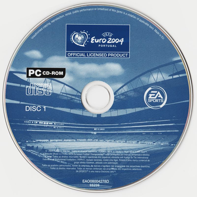 UEFA EURO 2004 Portugal Disc 1-2 Microsoft Windows PC CD-PC Gamez USA