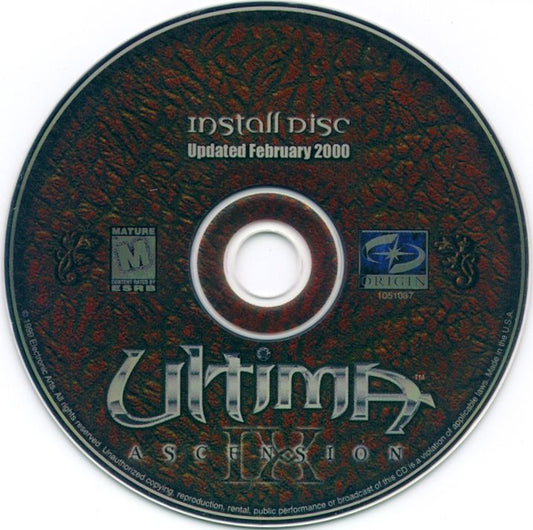 Ultima IX: Ascension Microsoft Windows PC CD-PC Gamez USA