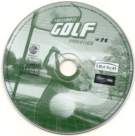 Ultimate Golf Simulation Microsoft Windows PC CD-PC Gamez USA