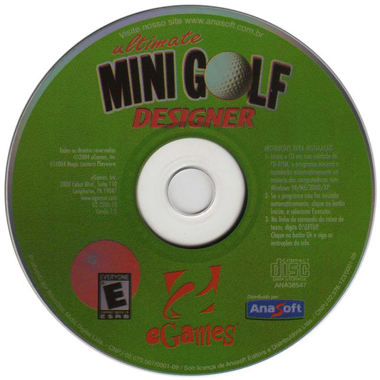 Ultimate Mini Golf Designer Deluxe Suite Microsoft Windows PC CD-PC Gamez USA