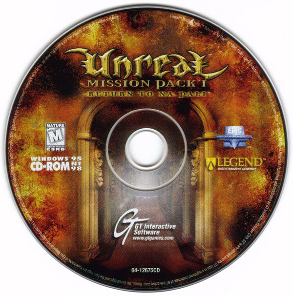 Unreal Mission Pack I - Return to Na Pali Microsoft Windows PC CD-PC Gamez USA