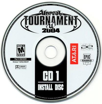 Unreal Tournament 2004 Disc 1-6 Microsoft Windows PC CD-PC Gamez USA