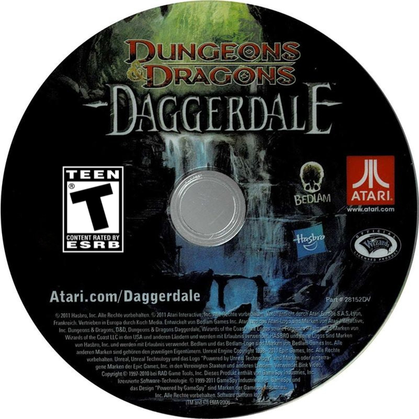 Dungeons & Dragons Daggerdale Microsoft Windows PC DVD by PC Gamez USA