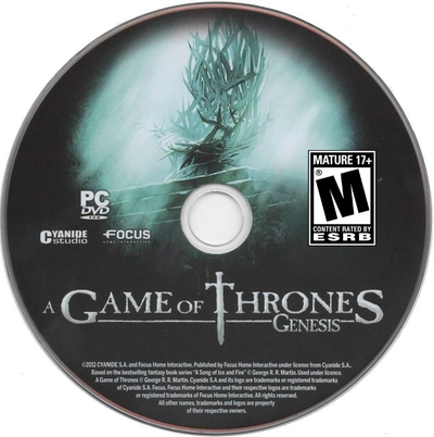 A Game Of Thrones Genesis Microsoft Windows PC DVD