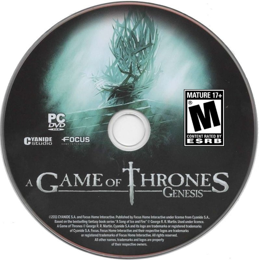 A Game Of Thrones Genesis Microsoft Windows PC DVD by PC Gamez USA