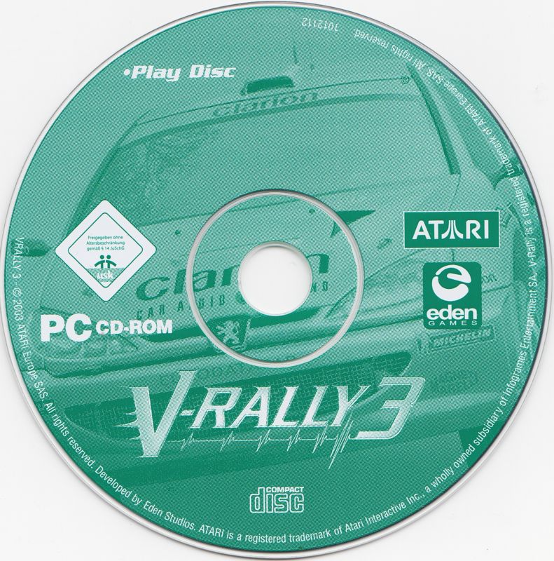 V-Rally 3 Microsoft Windows PC CD-PC Gamez USA