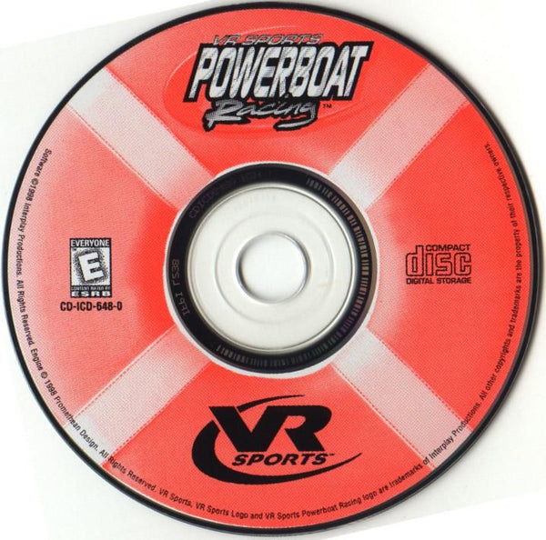 VR Sports Powerboat Racing Microsoft Windows PC CD-PC Gamez USA