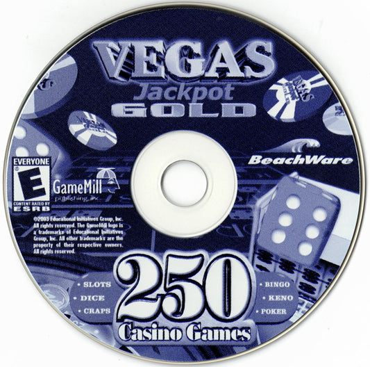 Vegas Jackpot Gold Microsoft Windows PC CD-PC Gamez USA
