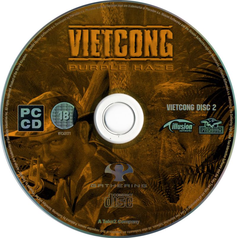 Vietcong Purple Haze Disc 1-2 Microsoft Windows PC CD-PC Gamez USA
