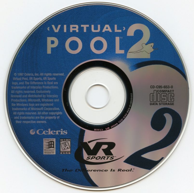 Virtual Pool 2 Microsoft Windows PC CD-PC Gamez USA