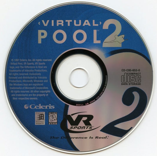 Virtual Pool 2 Microsoft Windows PC CD-PC Gamez USA