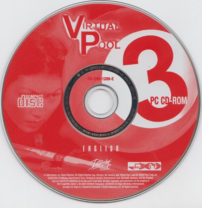 Virtual Pool 3 Microsoft Windows PC CD-PC Gamez USA