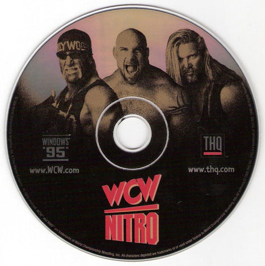 WCW Nitro Microsoft WIndows PC CD-PC Gamez USA