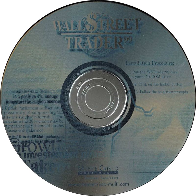 Wall $treet Street Trader 2000 Microsoft WIndows PC CD-PC Gamez USA