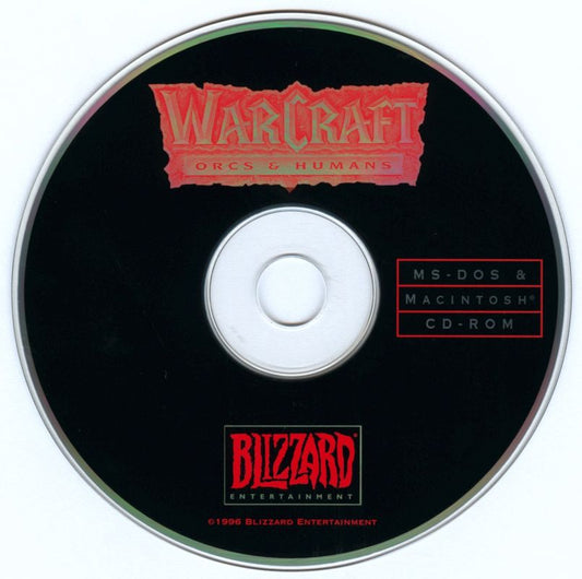 WarCraft Orcs & Humans Microsoft WIndows PC CD-PC Gamez USA